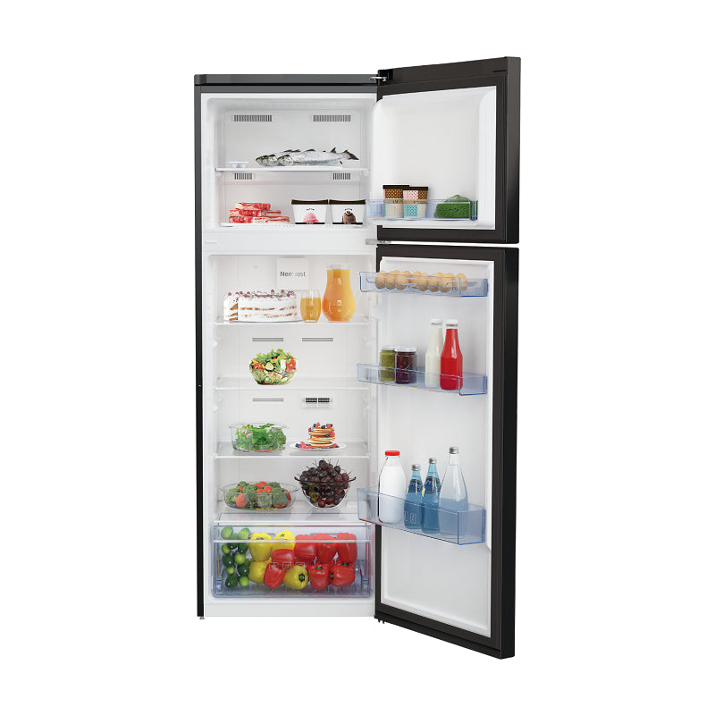 Beko Refrigerator No Frost 314 Liter Black RDNE340K22B. Beko Refrigerator No Frost 314 Liter Black RDNE340K22B.